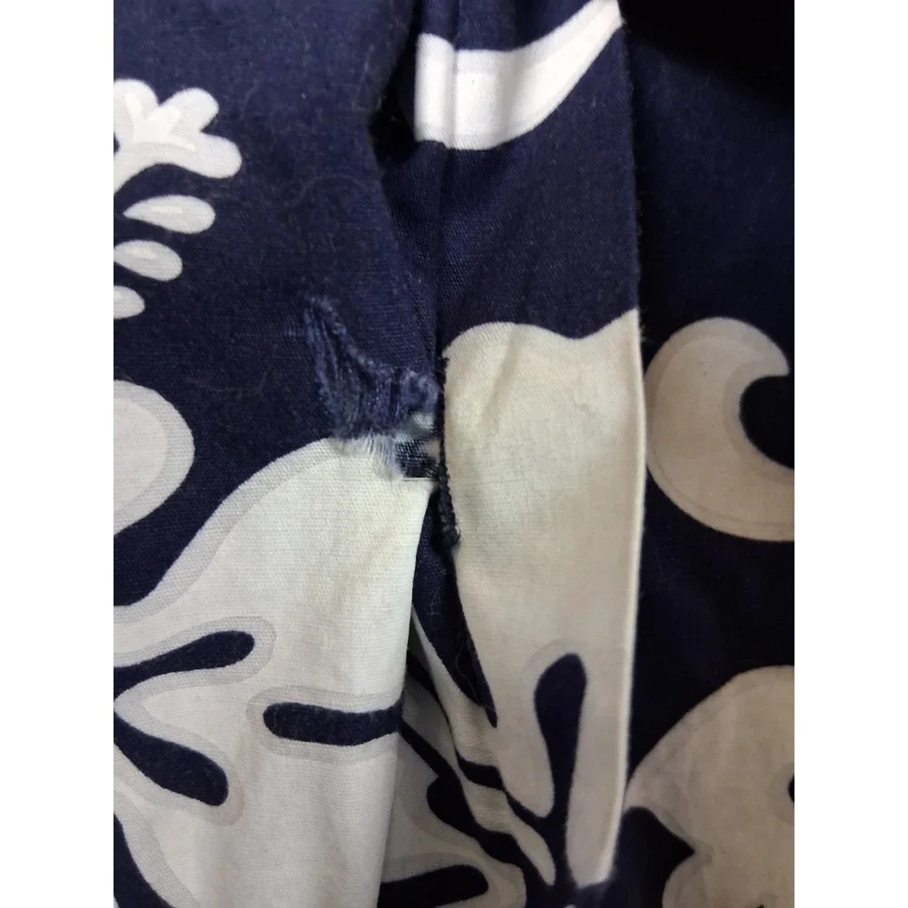 RJC Mens Shirt Large Blue Floral Tropical Hawaiian USA Made‎ VTG Resort